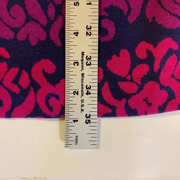 Lilly Pulitzer Evie True Navy Follow The Leader Ponte Jacquard Sheath Dress SZ S - Picture 12 of 12